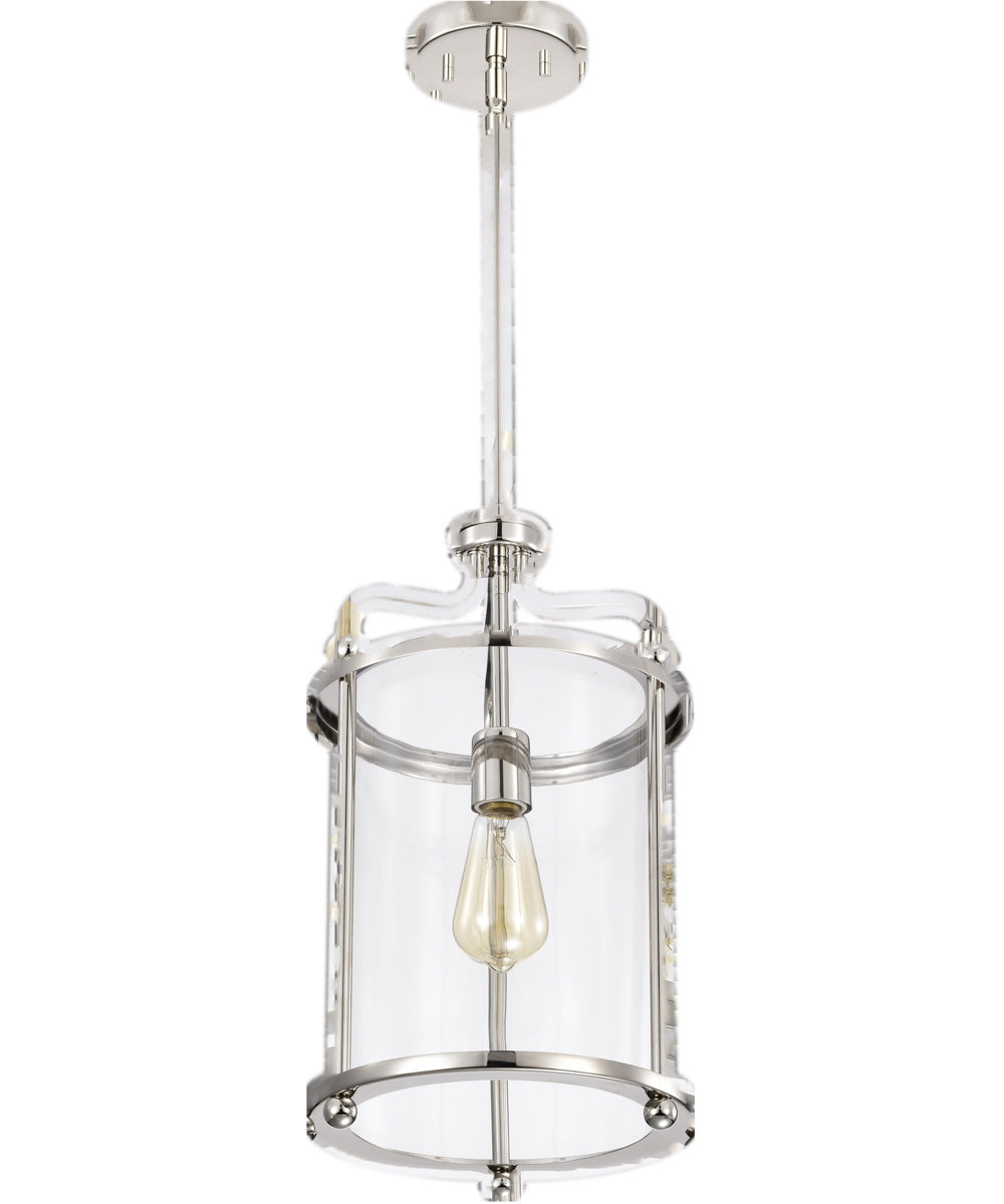 Yorktown 1-Light Pendant Polished Nickel