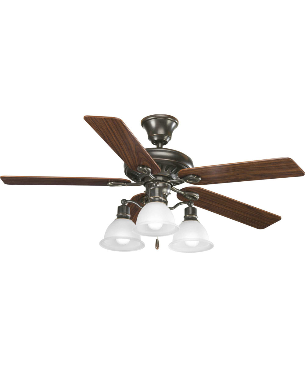 Madison 3-Light Ceiling Fan Light Antique Bronze