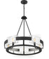 Stratum 5-light Chandelier Royal Ebony