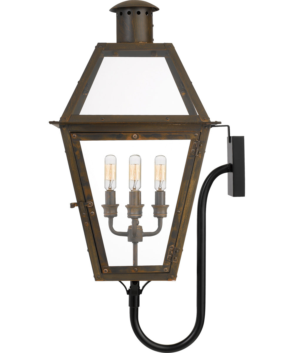 Rue De Royal Extra Large 4-light Outdoor Wall Light Industrial Bronze