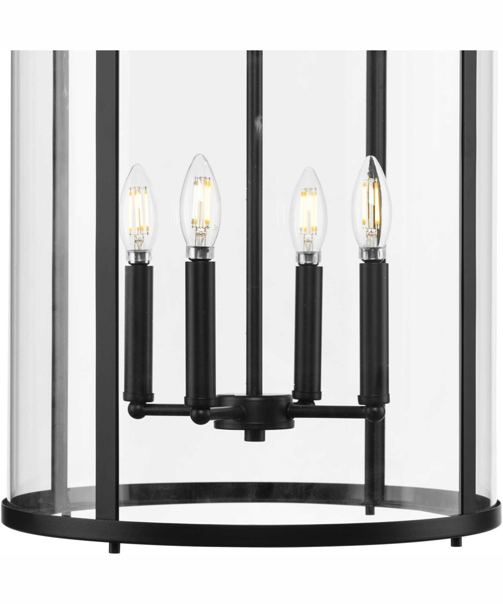Gilliam 4-Light New Traditional Hall & Foyer Matte Black