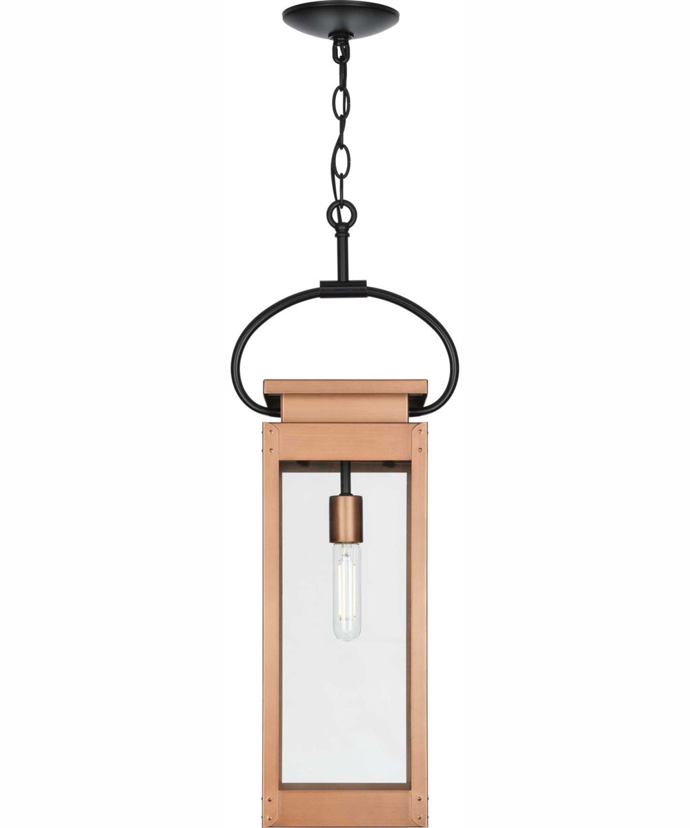 Union Square 1-Light Urban Industrial Hanging Lantern Antique Copper