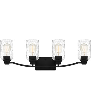 Acacia Extra Large 4-light Bath Light Matte Black