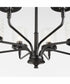 Starky 8-light Chandelier Matte Black