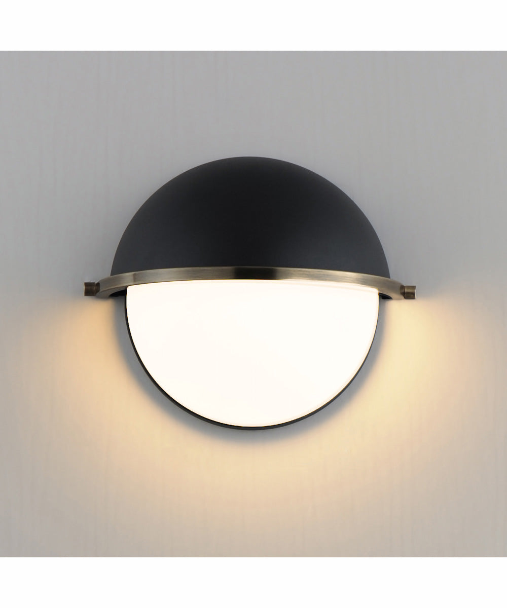 Duke Half Sconce Black/Weathered Brass