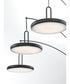 Sailee 3-Light Led 3-Light Arch Lamp Black