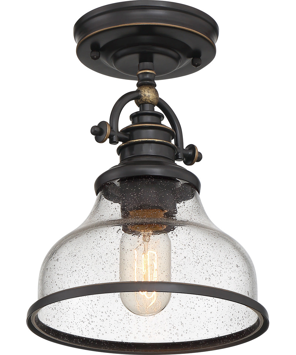 Grant 1-light Semi Flush Mount Palladian Bronze