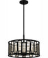 Quoizel Pendant Large 4-light Pendant Matte Black