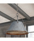 Alvin 1-Light Pendant Antique Galvanized
