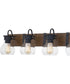 Maverick Extra Large 4-light Bath Light Earth Black