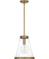 Bristol Small 1-light Mini Pendant Weathered Brass