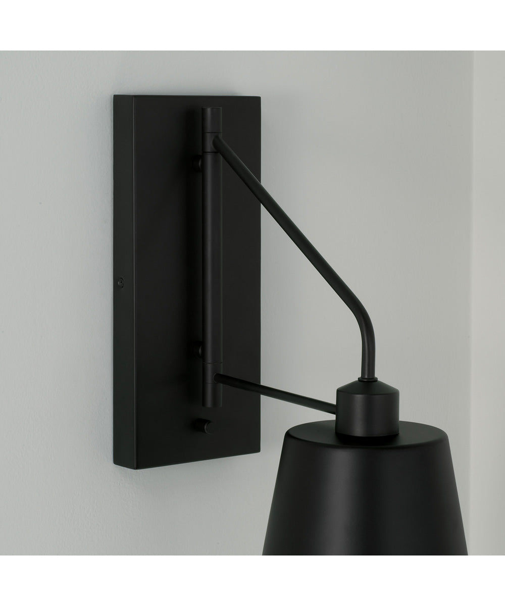 Alden 1-Light Sconce Matte Black