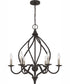 Dupont 6-light Chandelier Old Bronze