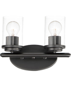 Corona 2-Light Bath Vanity Black