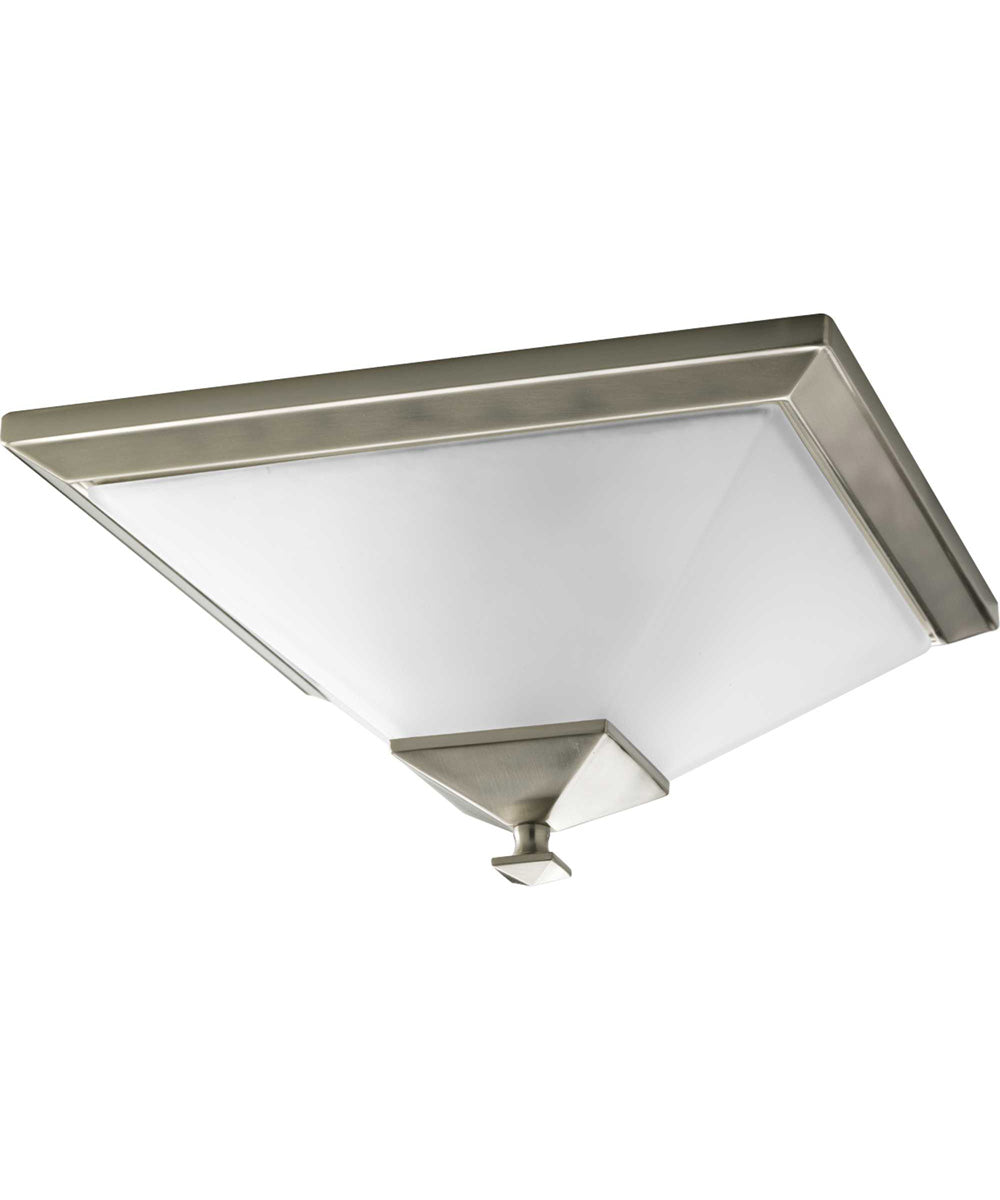 Clifton Heights 2-Light 15" Flush Mount Brushed Nickel