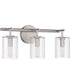 Hailie 3-Light Vanity Satin Nickel