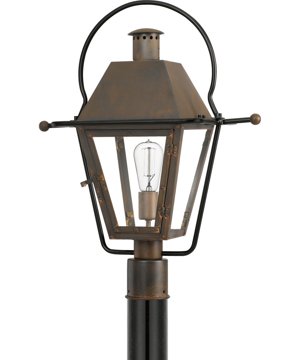 Rue De Royal Large 1-light Outdoor Post Light Industrial Bronze