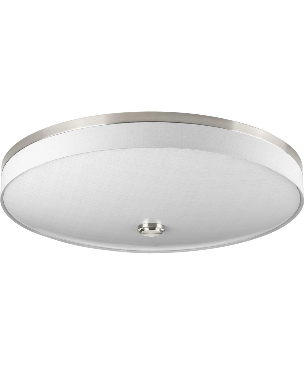 Weaver LED 3-Light LED 22" Flush Mount Brushed Nickel