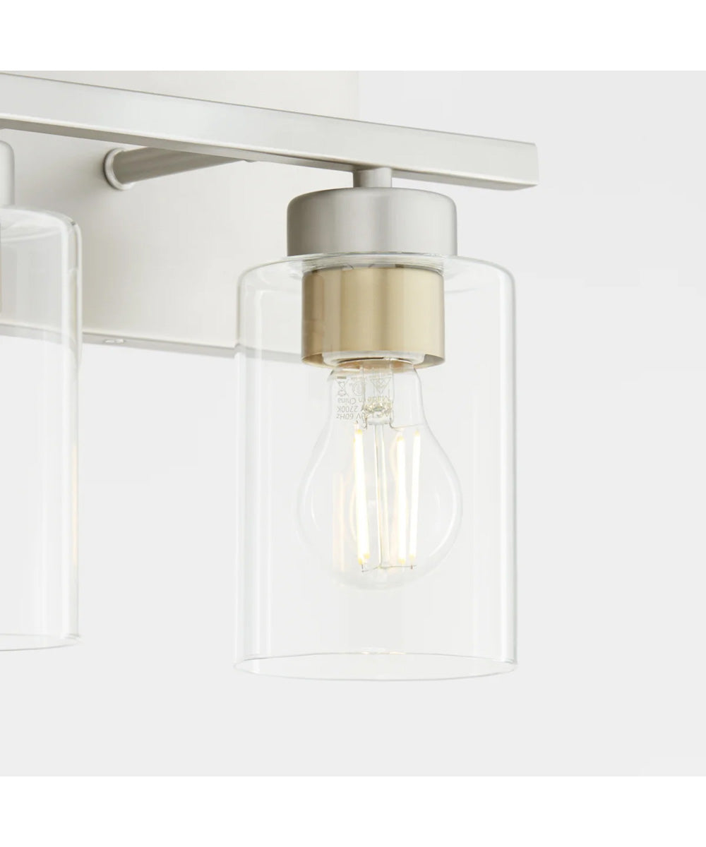 Carter 2-light Bath Vanity Light Satin Nickel