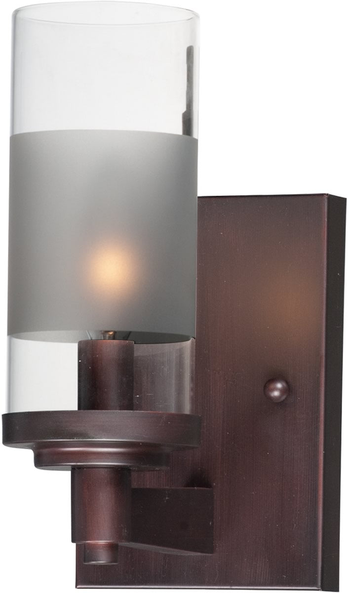 4"W Crescendo 1-Light Wall Sconce Oil Rubbed Bronze