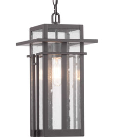Boxwood 1-Light Hanging Lantern Antique Bronze