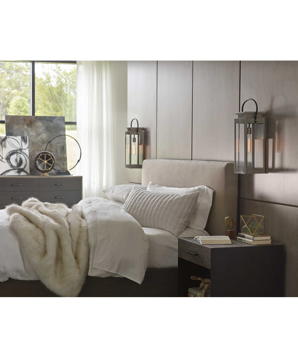 Union Square 1-Light Medium Wall-Lantern Stainless Steel