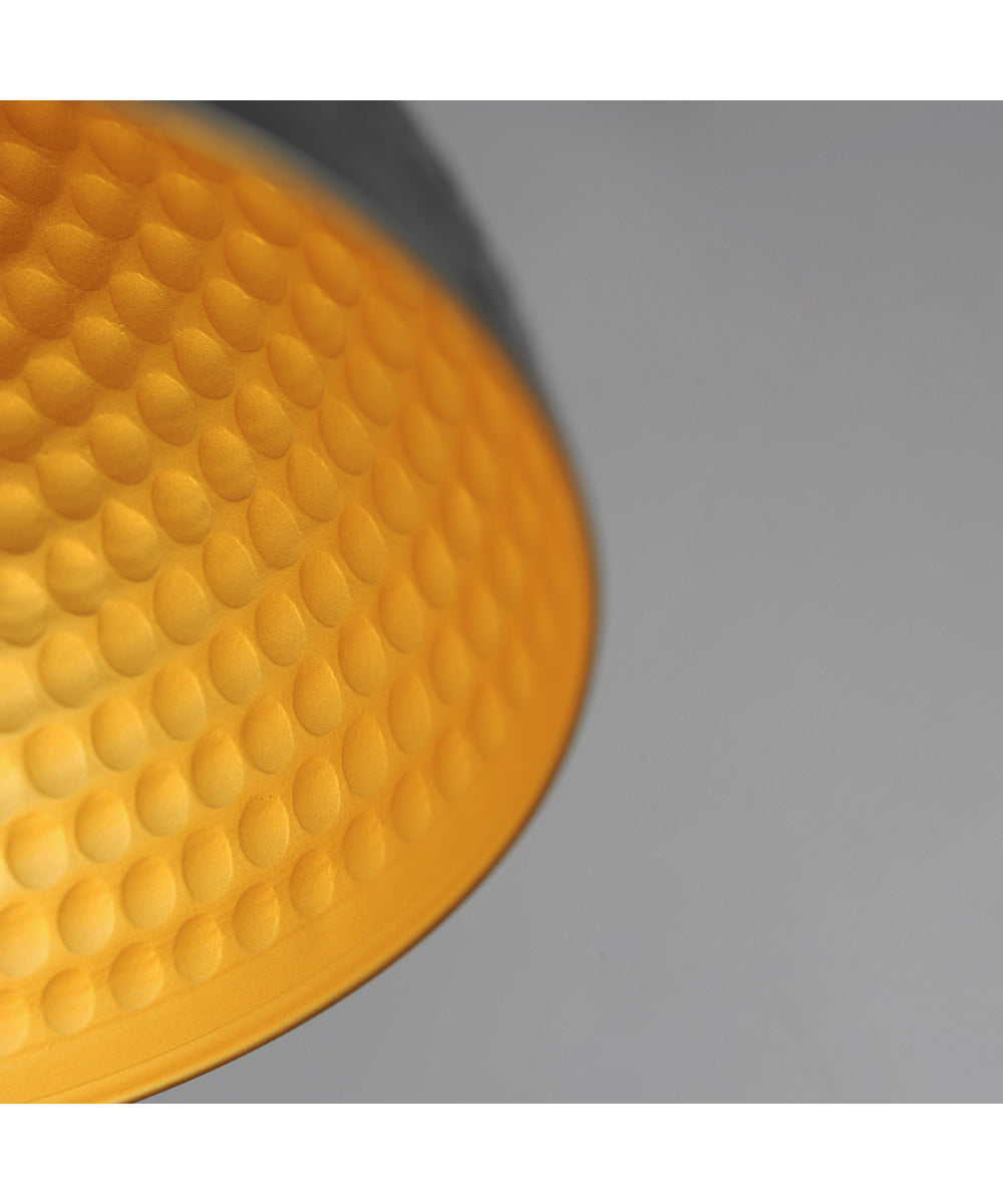 Rockport 1-Light Pendant Black / Antique Copper