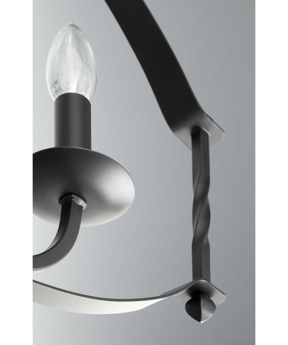 Greyson 5-Light Farmhouse Chandelier Light Matte Black