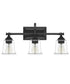 Nicholas Large 3-light Bath Light Earth Black