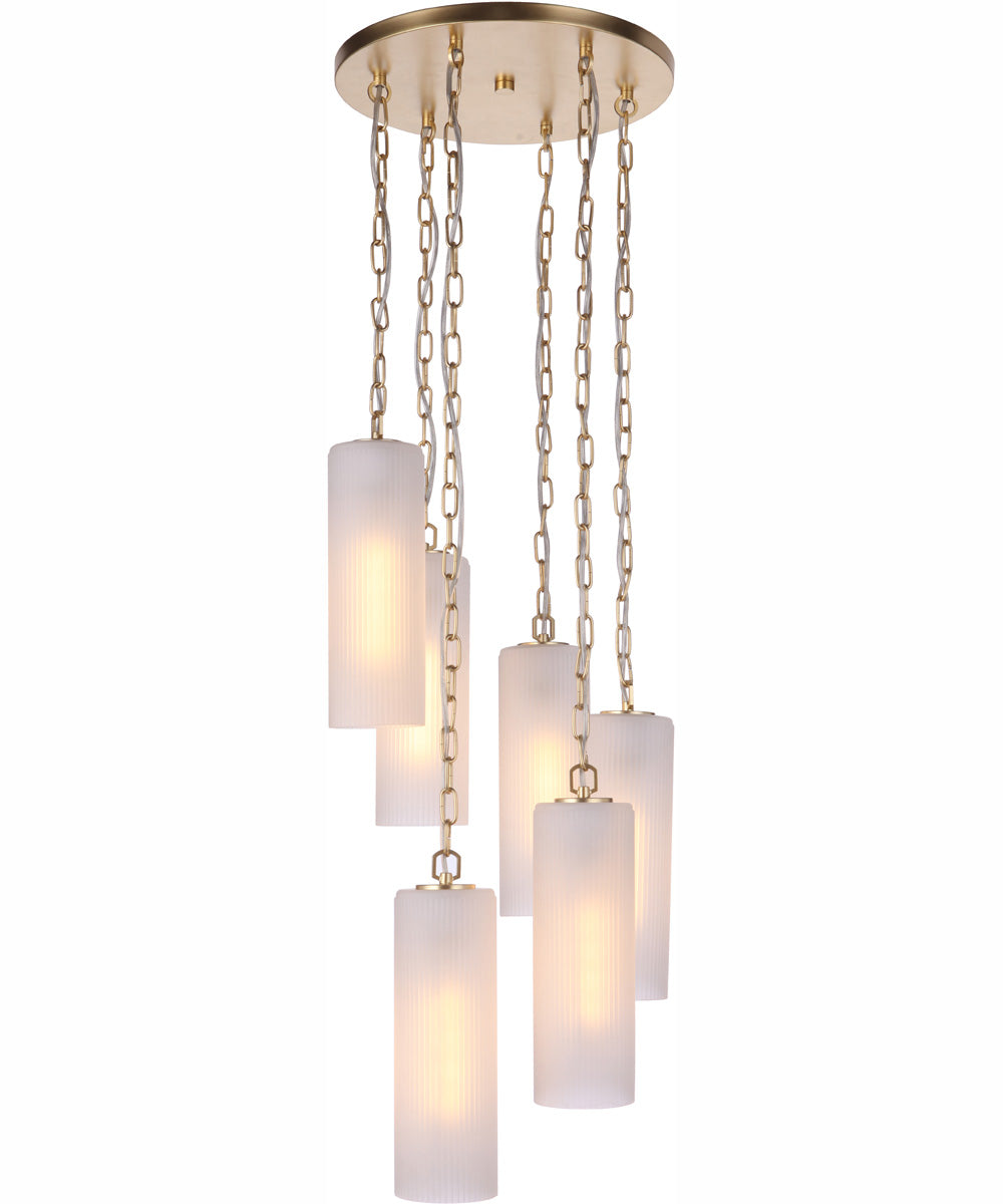 Myos 6-Light Pendant Sunset Gold