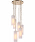 Myos 6-Light Pendant Sunset Gold