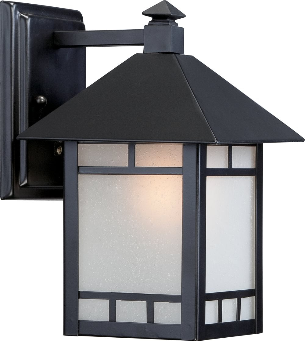 11"H Drexel 1-Light Outdoor Stone Black