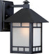 11"H Drexel 1-Light Outdoor Stone Black
