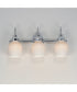 Milk 3-Light Bath Vanity Polished Chrome