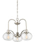 Trilogy 3-light Chandelier Brushed Nickel