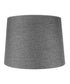 14"W x 10"H Hardback Drum Lamp Shade Granite Gray