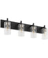 Fallstaff 4-light Bath Vanity Light Matte Black