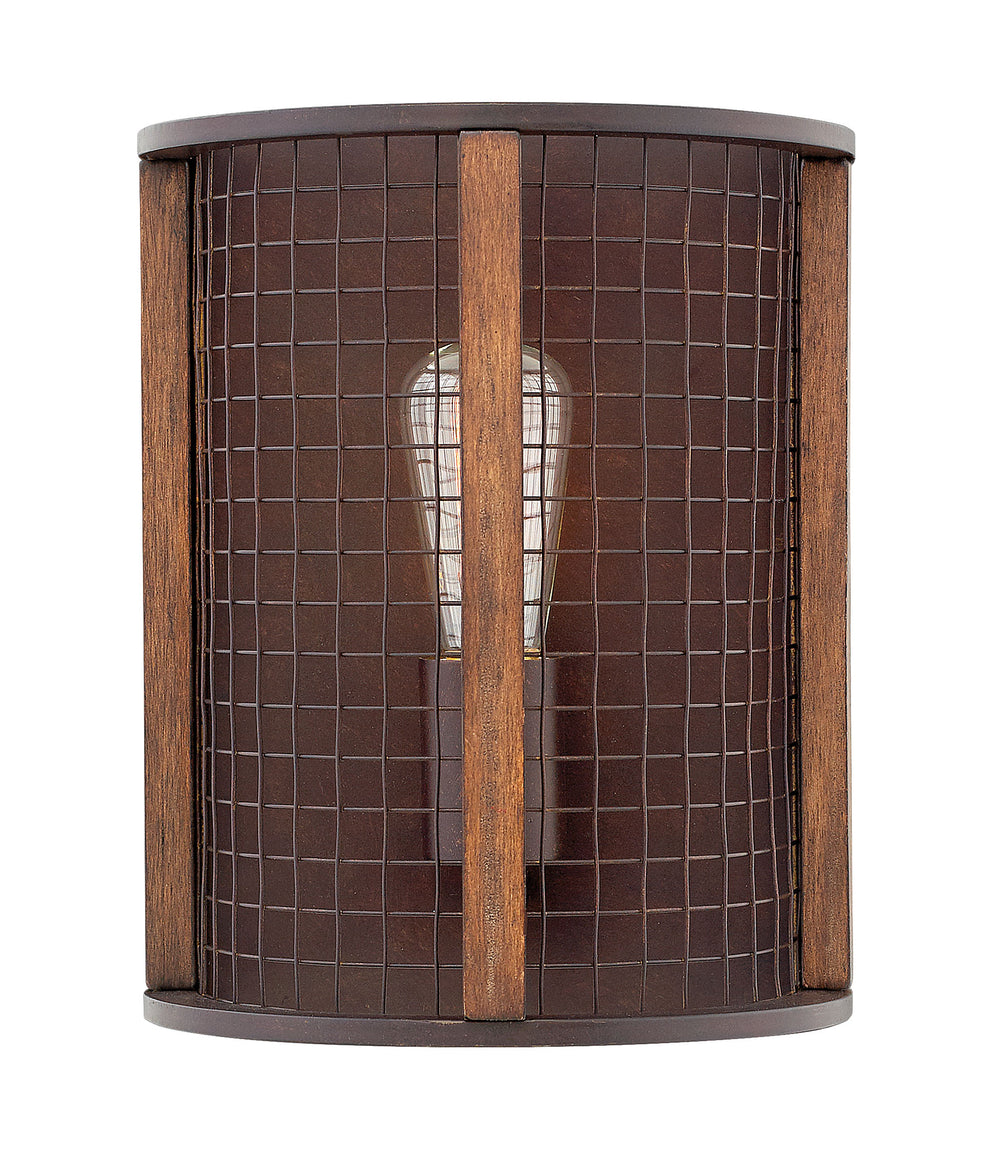 8"W Beckett 1-Light Sconce in Iron Rust