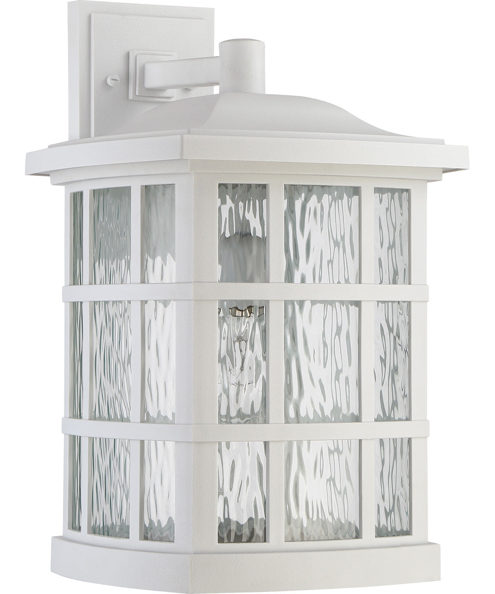 Stonington Extra Large 1-light Outdoor Wall Light  Coastal Armour White Lustre