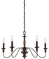 Holbrook 5-light Chandelier Tuscan Brown