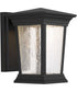 Arrive 1-Light Small Wall Lantern Textured Black