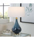 Riviera Art Glass Table Lamp