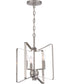 Shayna 3-Light Convertible Semi Flush Brushed Polished Nickel
