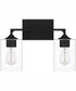 Prescott Medium 2-light Bath Light Matte Black