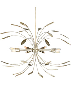 Mariposa 8-Light Hanging Pendant Light Gilded Silver