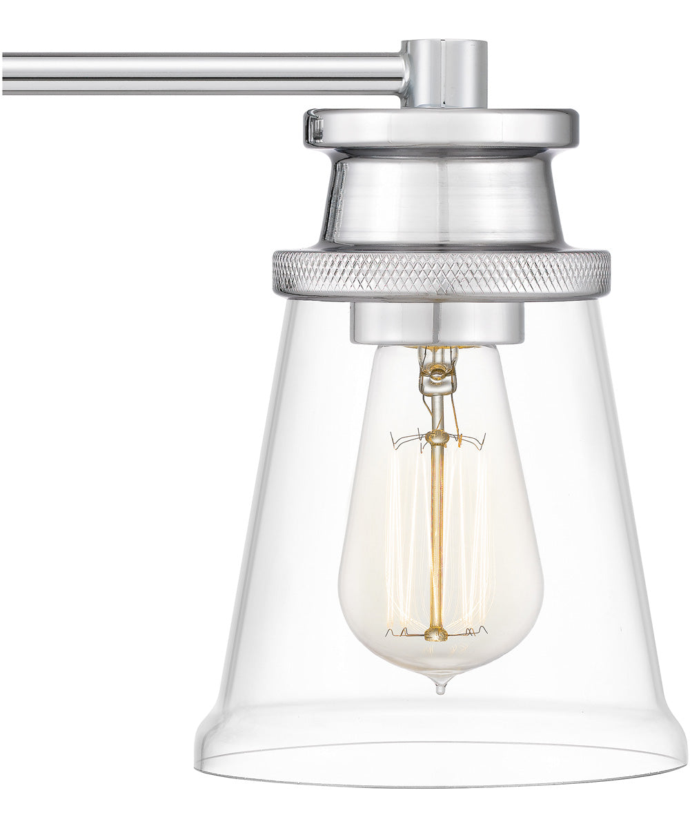 Haverfield Extra Large 4-light Bath Light Polished Chrome