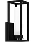 Neville Medium 1-light Outdoor Wall Light  Coastal Armour Aluminum Matte Black