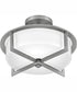 Baxley 3-Light Medium Semi-Flush Mount in Antique Nickel