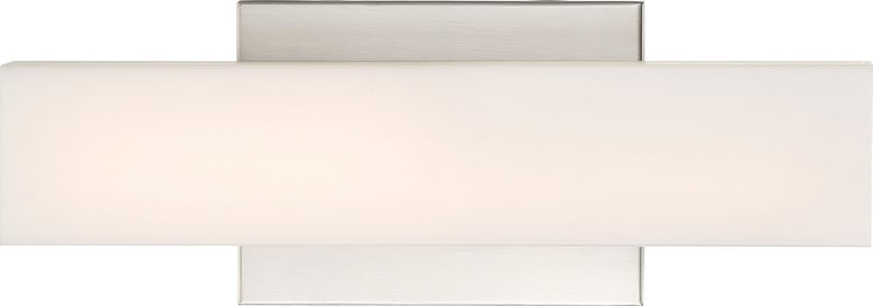 13"W Jess 1-Light LED Vanity & Wall Brushed Nickel