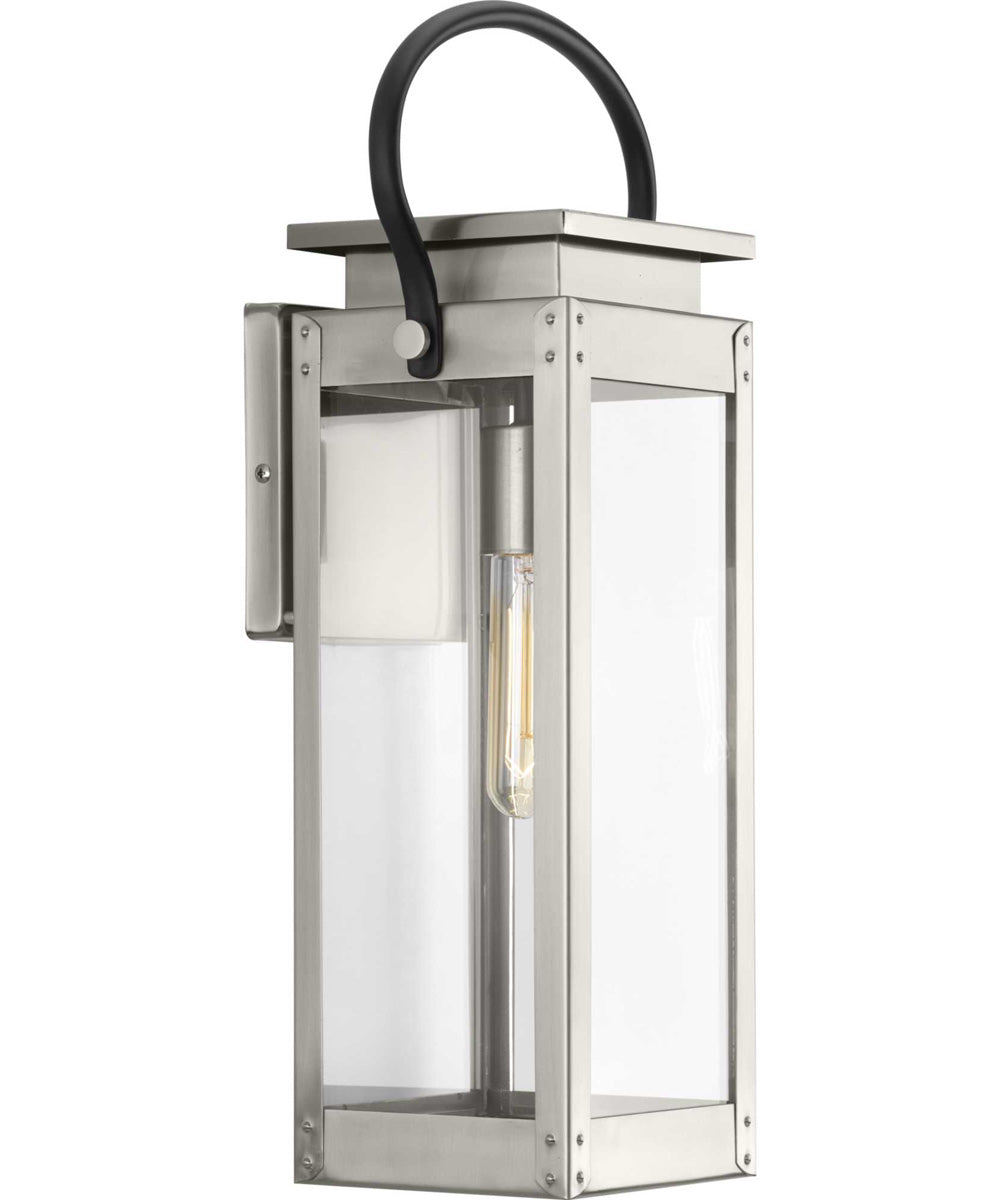 Union Square 1-Light Medium Wall-Lantern Stainless Steel